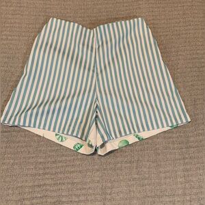 Byrdie Golf Social Women’s Golf Shorts Size Small Pockets Side Zipper Nautical